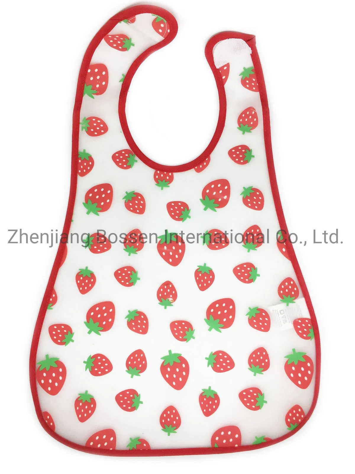 China Factory OEM Custom Full Color Printing Promotional Baby Infant Waterproof PEVA Toddler Feeding Bibs
