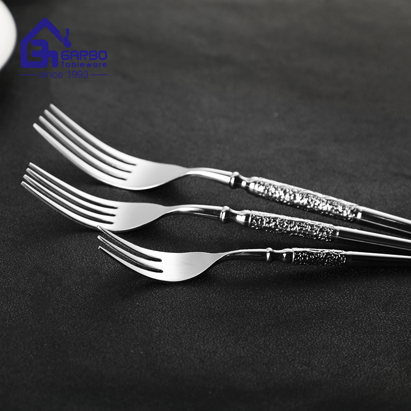 Dishwasher Safe 304 Stainless Steel Cutlery for High-End Hotel and Restaurant Stock Small MOQ Knife Fork Spoons for Retail