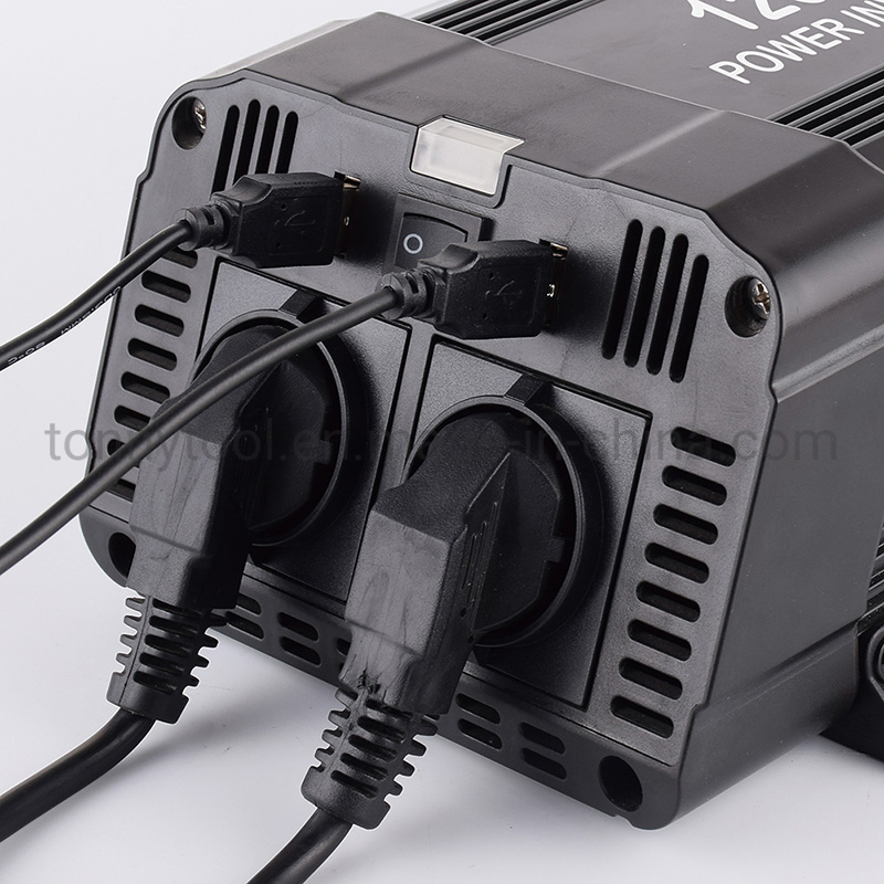 Инвертор 12В в 120В 600Вт для автомобиля