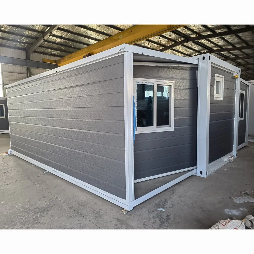 Wind Resistant Double-Wing Cabin Expandable Container House for Outdoor Exhibition Halls
