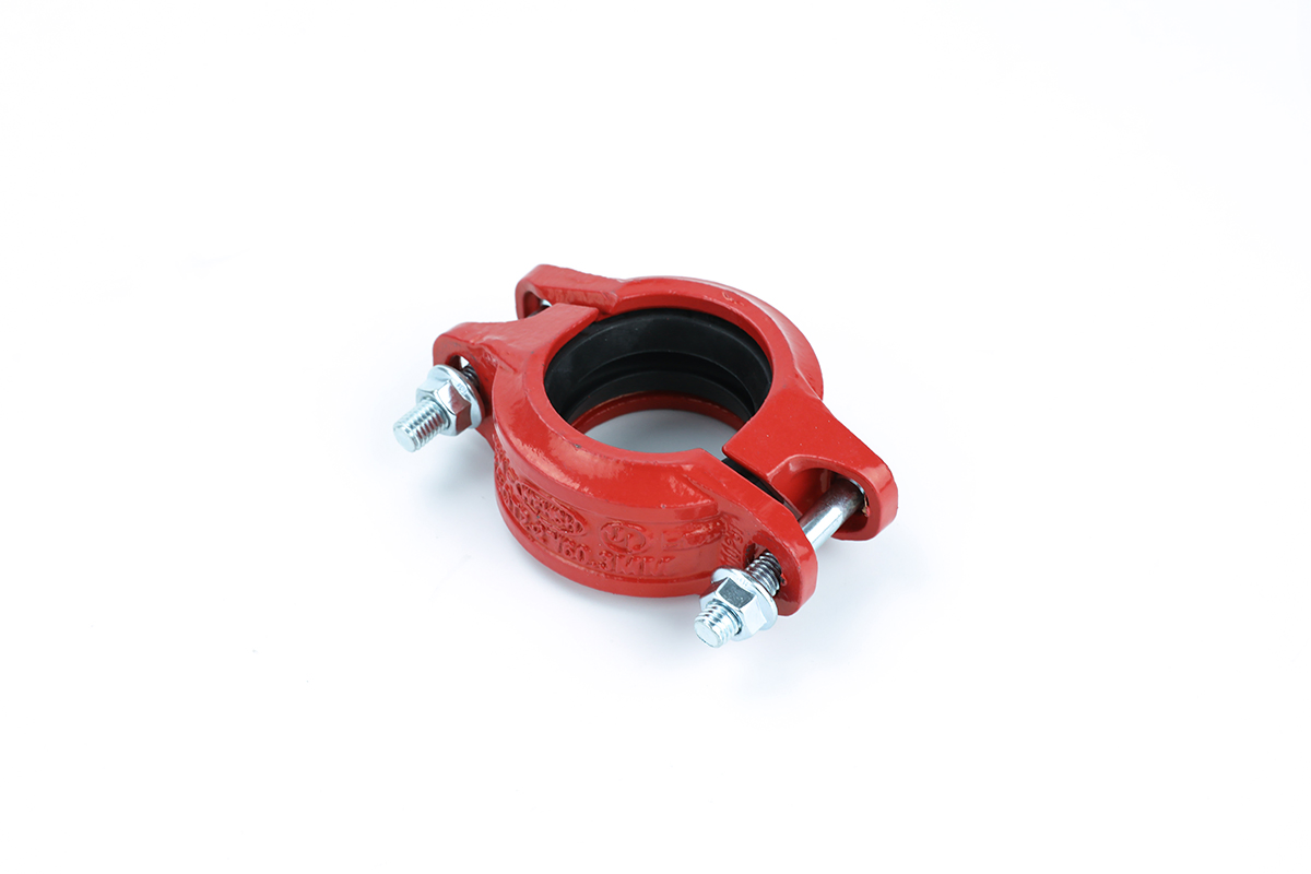 DN 65 Grooved Flexible Coupling with FM UL Certificate in Fire System Project