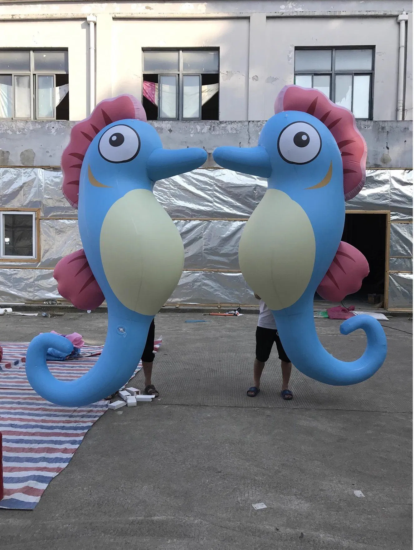 Boyi Inflatable Seahorse Blow up Seahorse Marine Animal for Advertising Seahorse