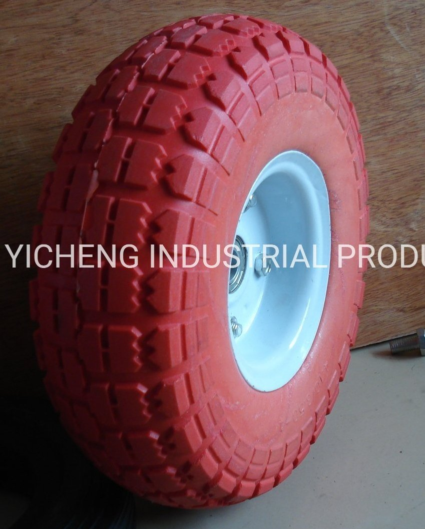 Popular Pattern Wheelbarrow Wheel and PU Foam Wheel Lawn Mover Wheel
