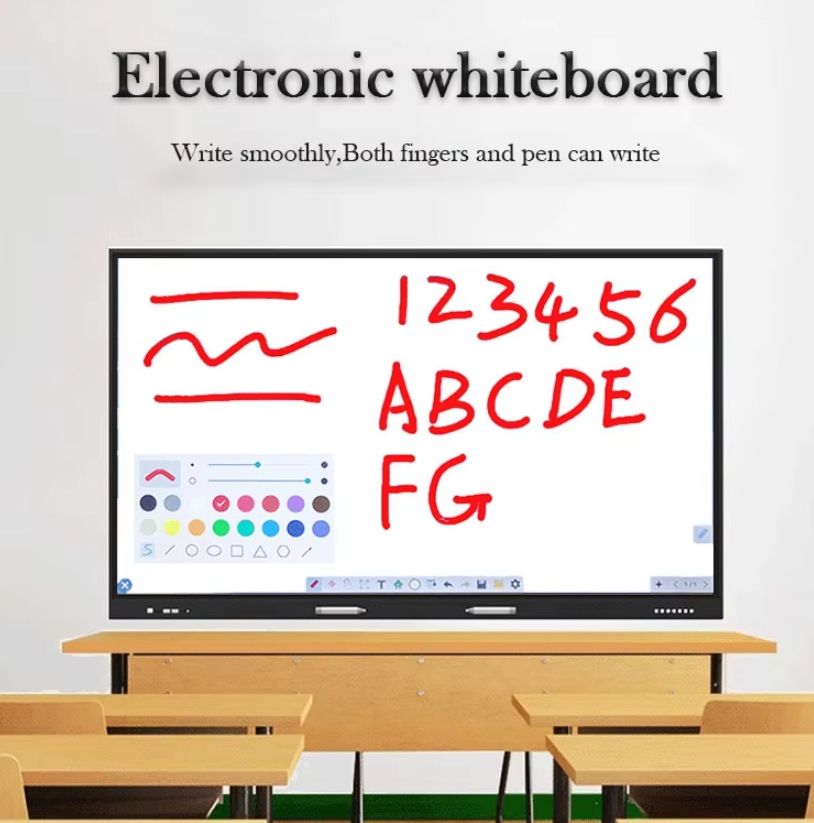 Hot Interactive Flat Panel Dual System Touchscreen for Education and Video Conference Interactive Whiteboard