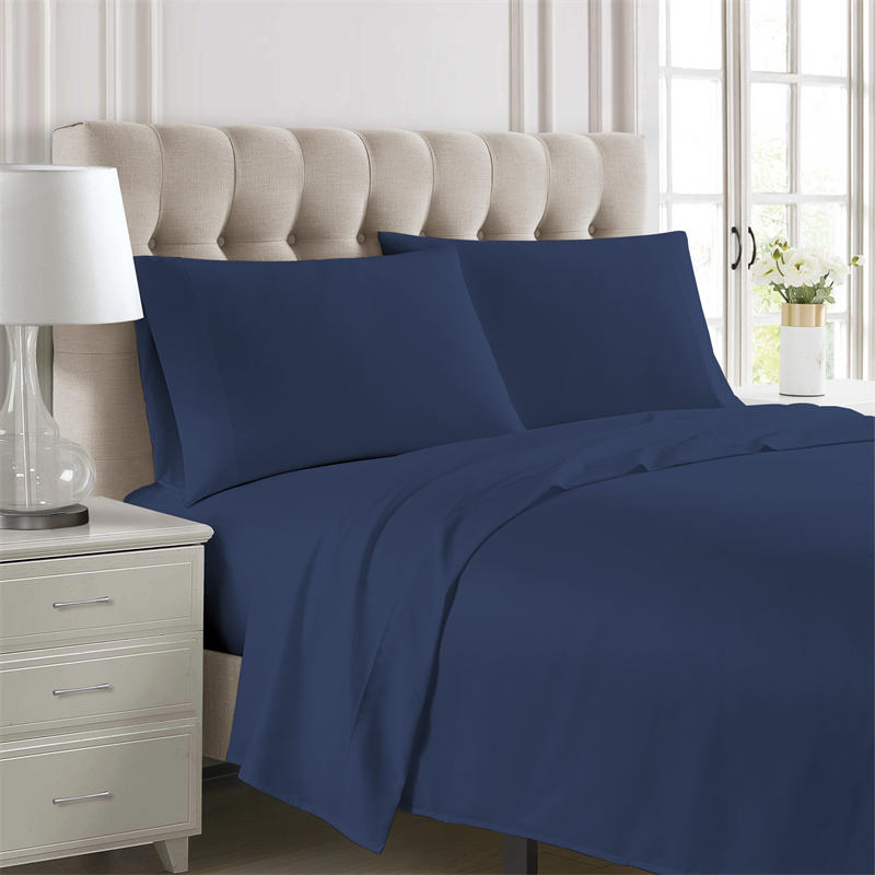 Cotton Bedding Set Premium Breathable Soft 3/4/6PCS Hotel Home Sleeping Bed Sheet Set