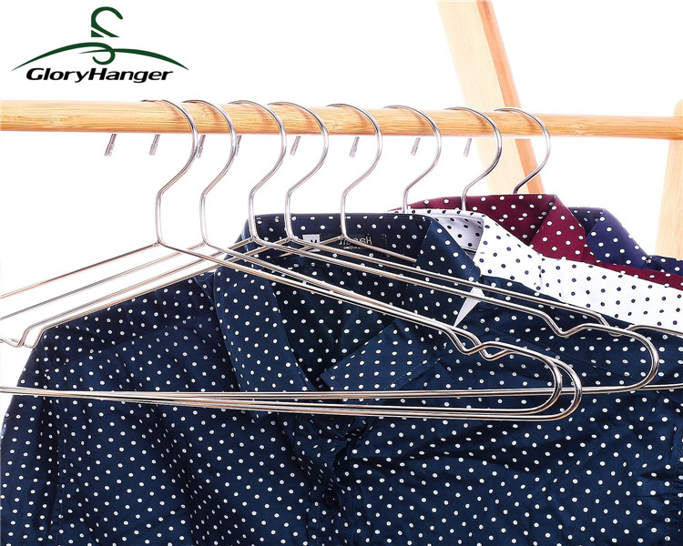 Hanger Factory Wholesale Stainless Steel Metal Clothes Hanger