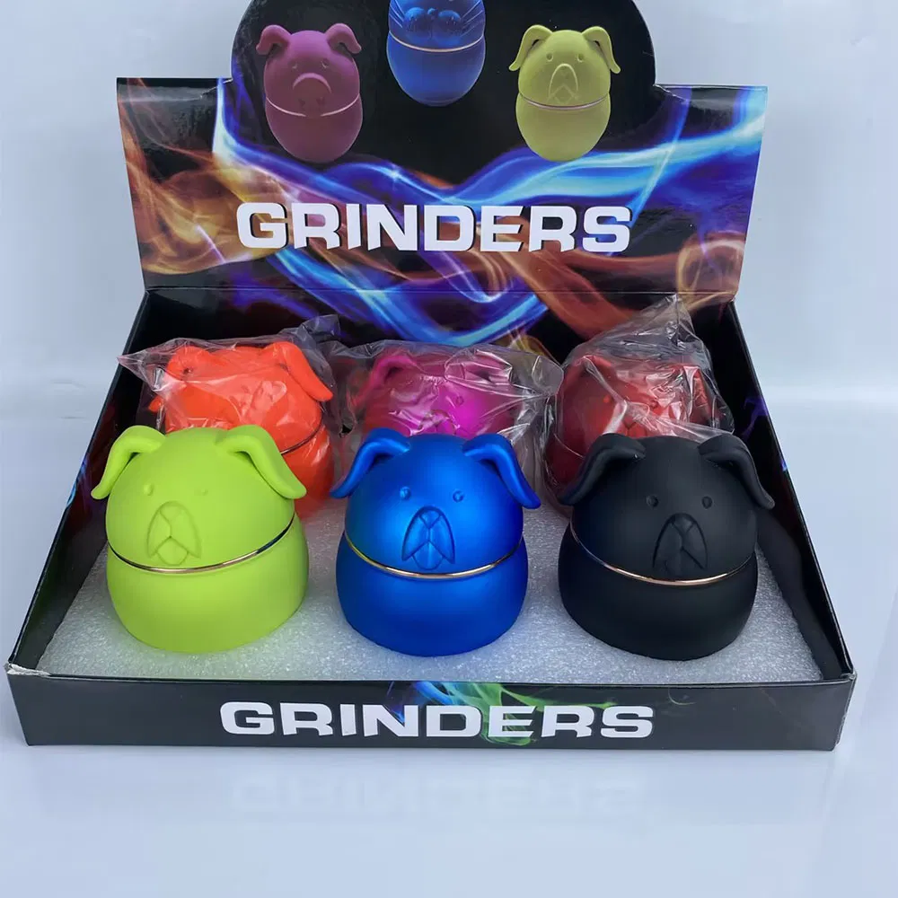 Wholesale 4 Parts Pig Cartoon Tobacco Grinder