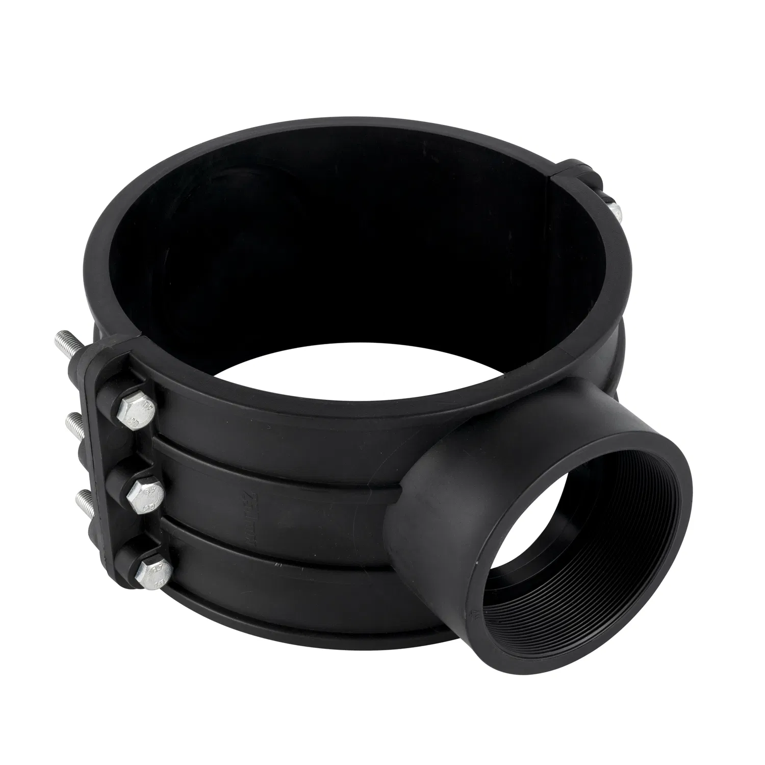 Iron Ring Secured PP Saddle for Sprinkler Irrigation Pipe Fittings