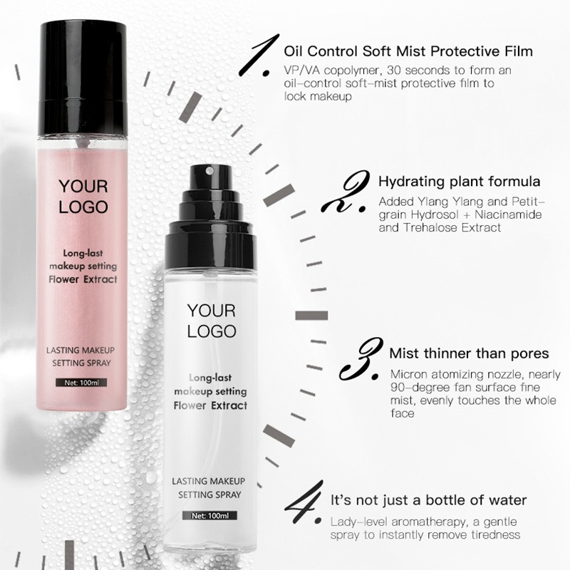 100ml Customized FDA Approved Fix Makeup Master Long-Last Makeup Setting Spray