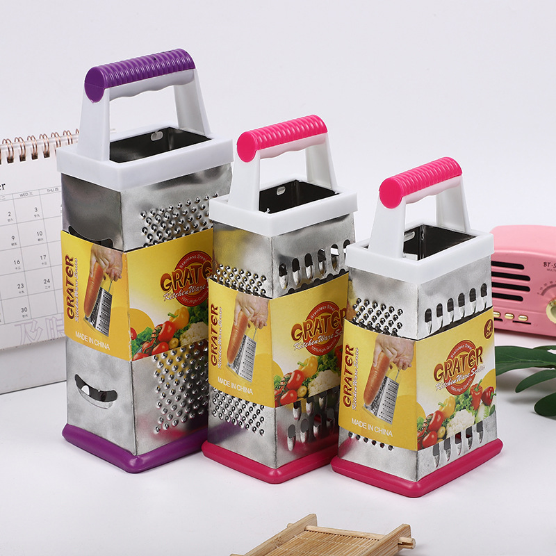 Wholesale Kitchen Wooden 4-Sided Multi-Functional Vegetable Shredder Grater