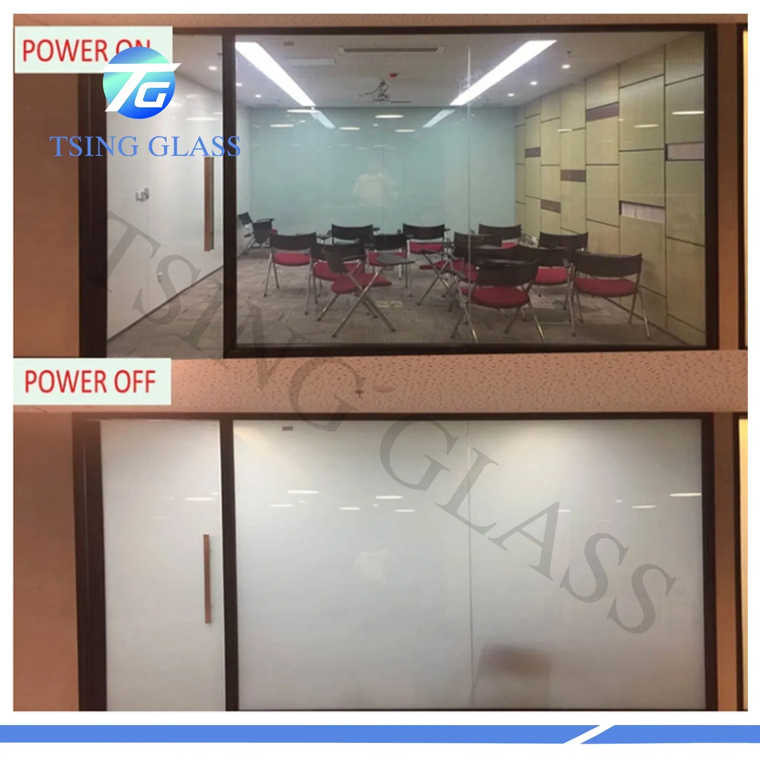 Self Adhesive Smart Glass Film Pdlc Film for Window/Curtain Wall/Meeting Room/Bank