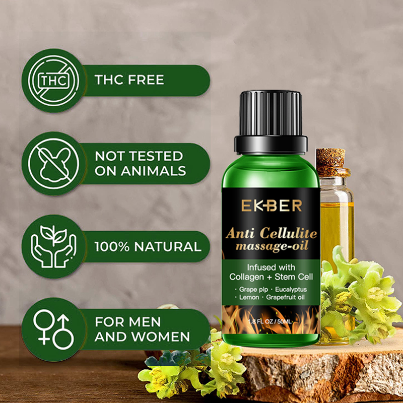 Customize Logo Body Fat Burning Slim Oil Slimming Massage Oil Ginger Oil