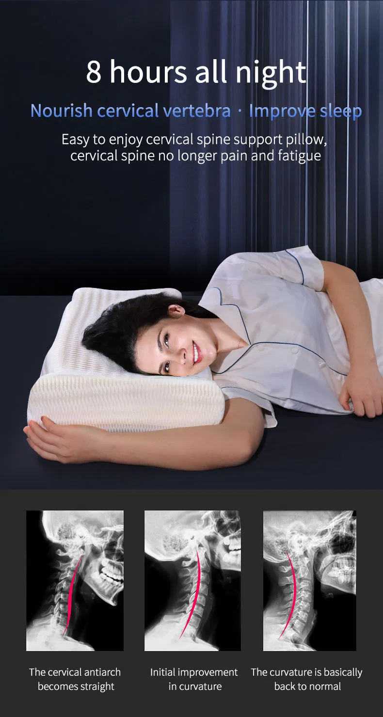 OEM ODM Ergonomic Cervical Pillow for Sleeping Orthopedic Support Pillow