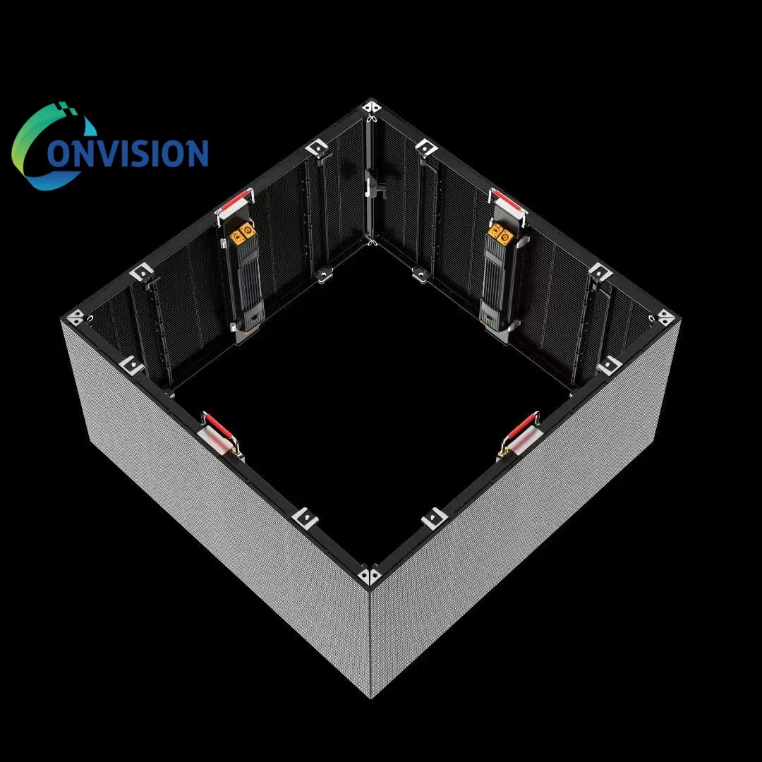 Versatile 1000mm X 1000mm Transparent LED Rental Display