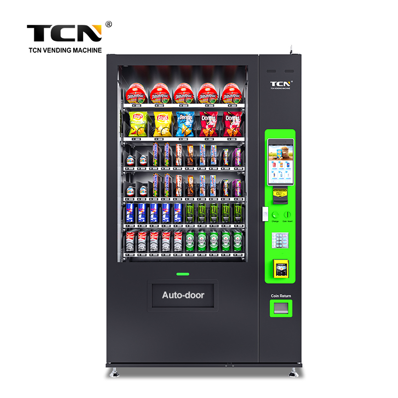 Tcn-Cel-10c (V22) White/Black Vending Machine with Mdb, Dex, RS-232 Protocol
