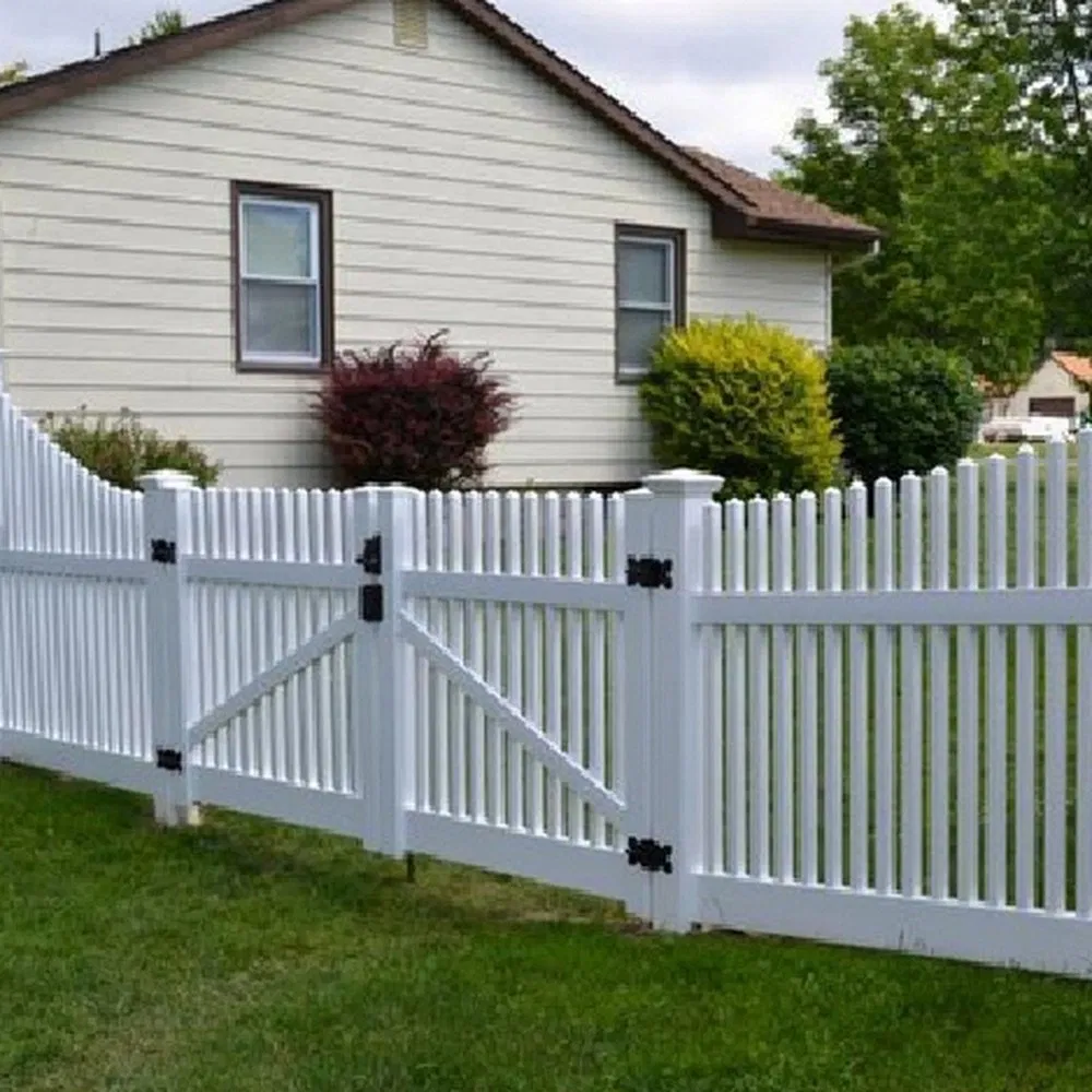 Hot Selling Outdoor Garden 4*8 FT PVC Fence Picket White Vinyl Fence PVC Picket Fence