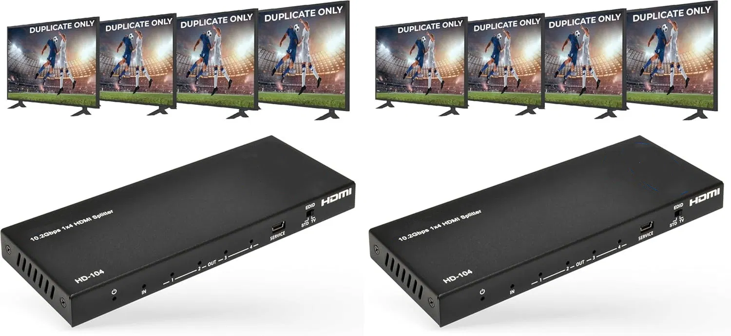 HDMI Splitter 1 in 4 out 4K@30Hz HDMI 2.0 Splitter