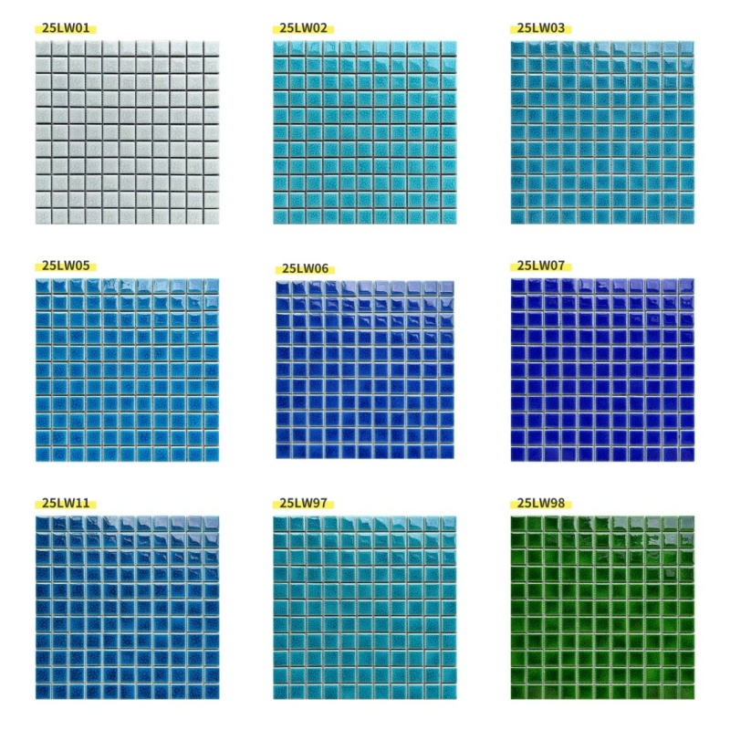 Керамическая мозаика для ванной, гостиной и бассейна