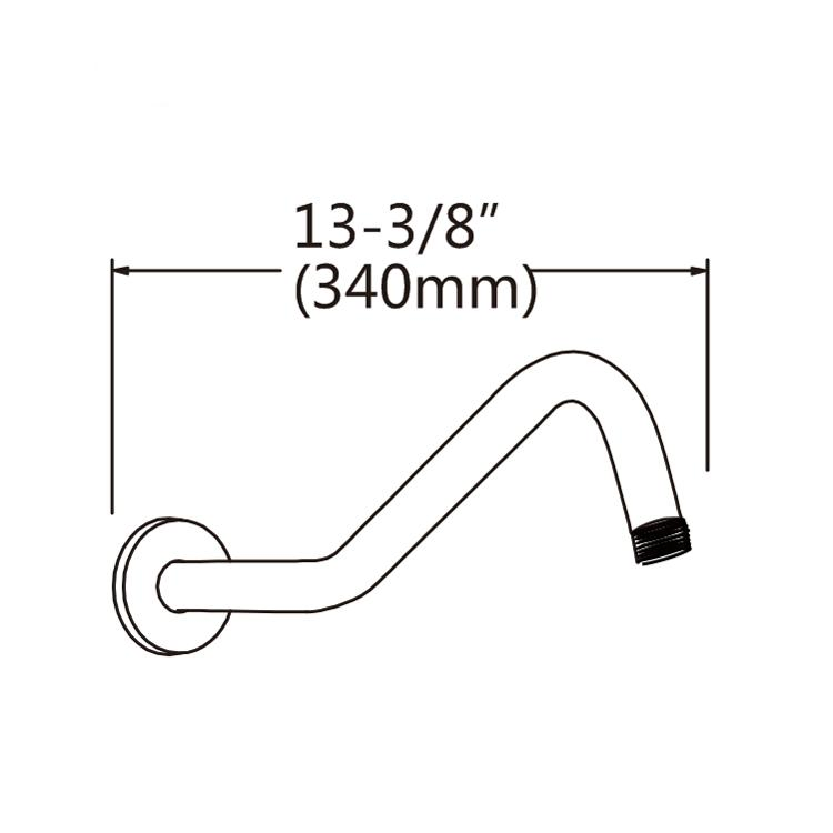 Bathroom Accessories Stainless Steel Shower Arm for Shower Panel
