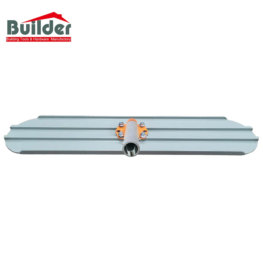 36 Inch Magnesium Bull Float with Bracket, Extruded Magnesium Alloy Blade, Round Blade
