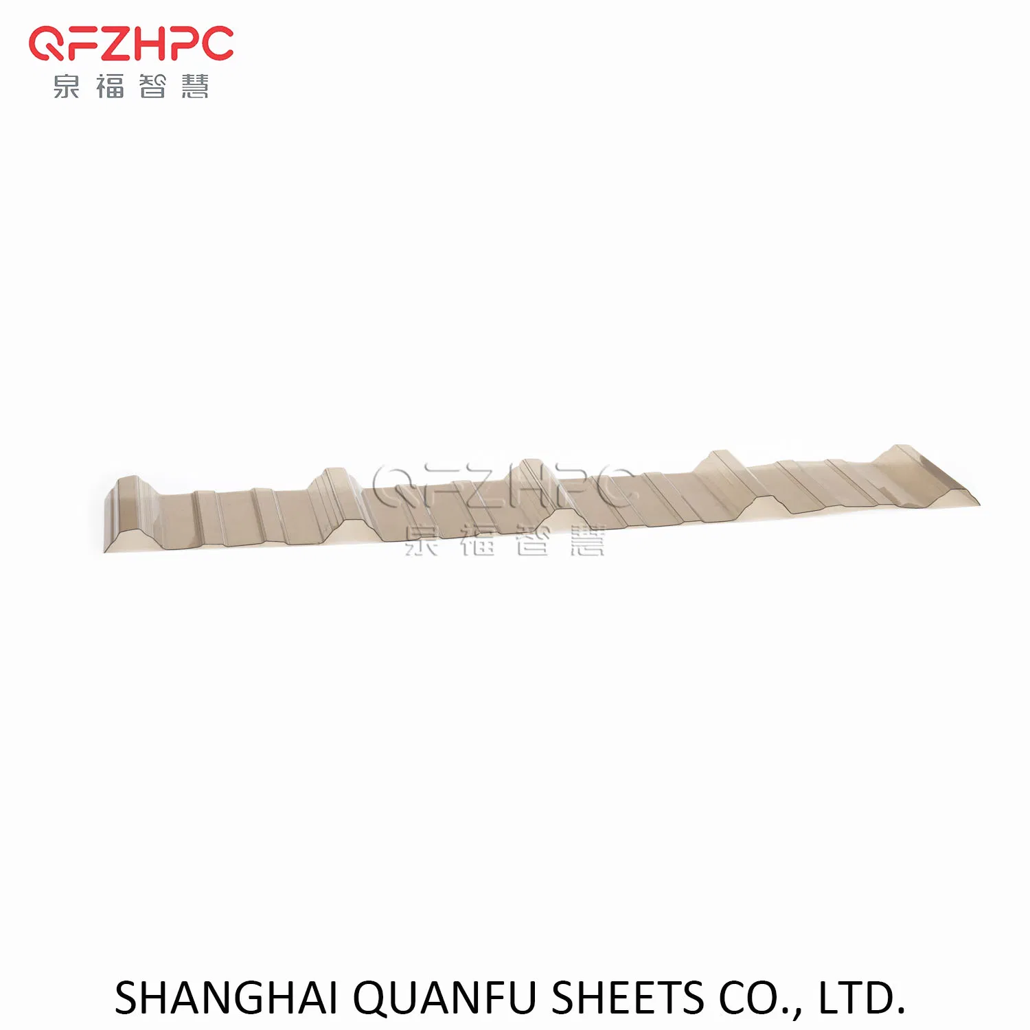 840 Type Polycarbonate Corrugated Plastic Roofing Sheet