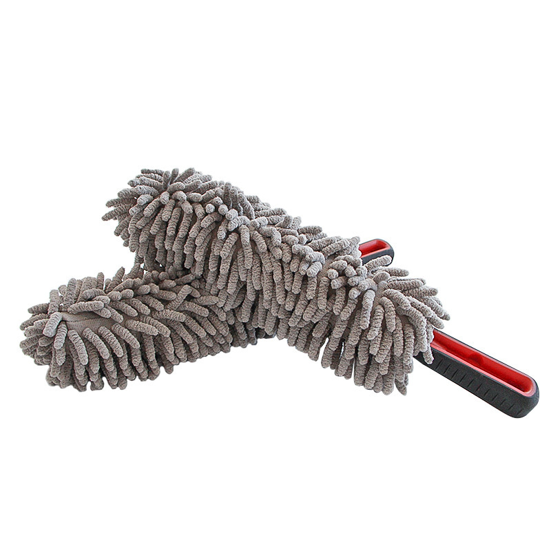 Esun Multipurpose Dual-Sided Chenille and Mesh Microfiber Car Wash Dust Brush