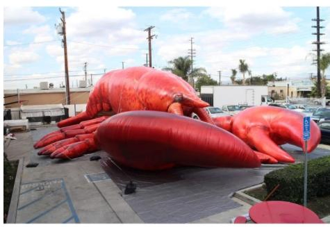 2024 New Giant Inflatable Lobster for Sale