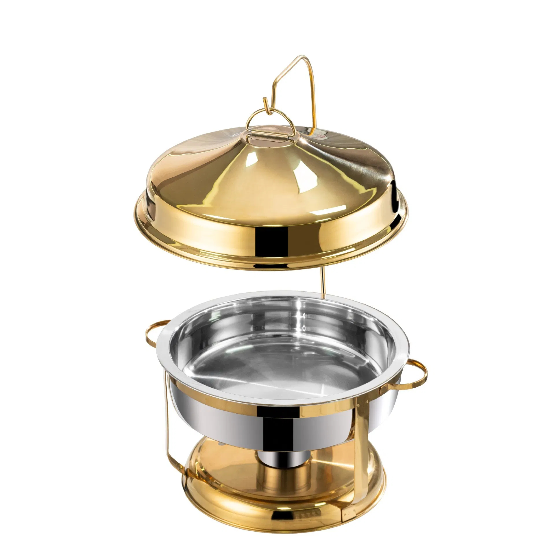 Premium Quality Stainless Steel Round Food Warmer Hanging Chafing Dish