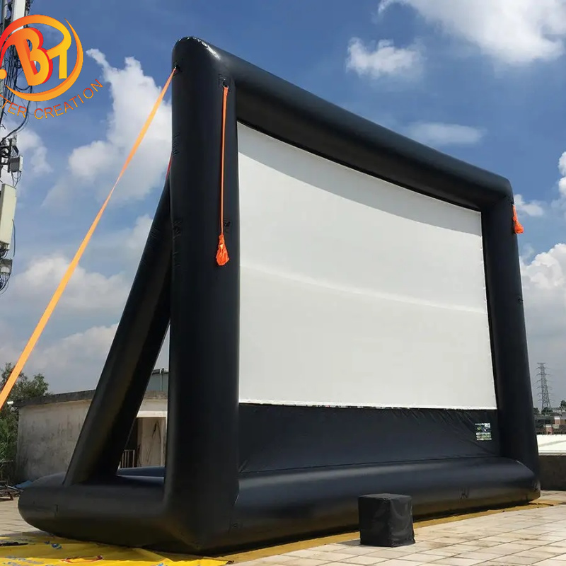 Blow up Projector Huge Outdoor PVC Inflatable Movie Screen