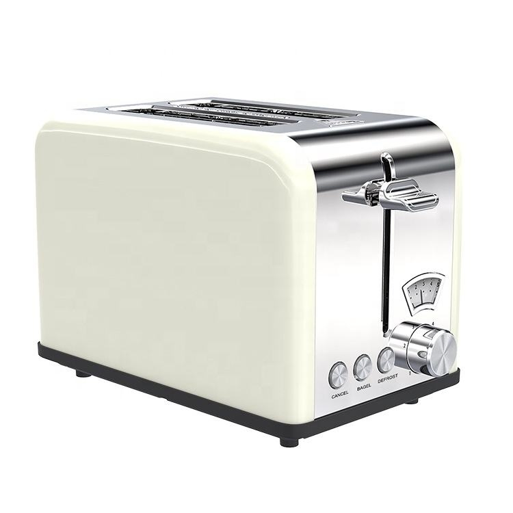 Stainless Steel Electric Smart 2 Slice Hamburger Bun Sandwich Bread Toaster