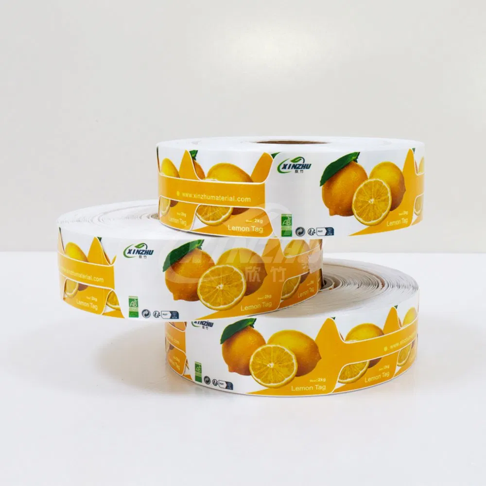 Custom Copper Plate Fruit Tag for Vegetables Fruits Nuts Gift Mesh Bags Onions Oranges Avocados Potatoes Labeling