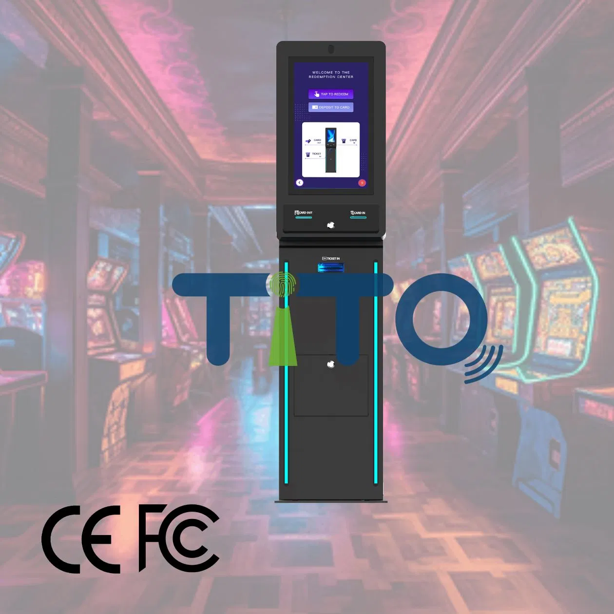 Factory Direct Self-Service Auto Redemption Kiosk Vending Machine for Arcade Video Fishing Games
