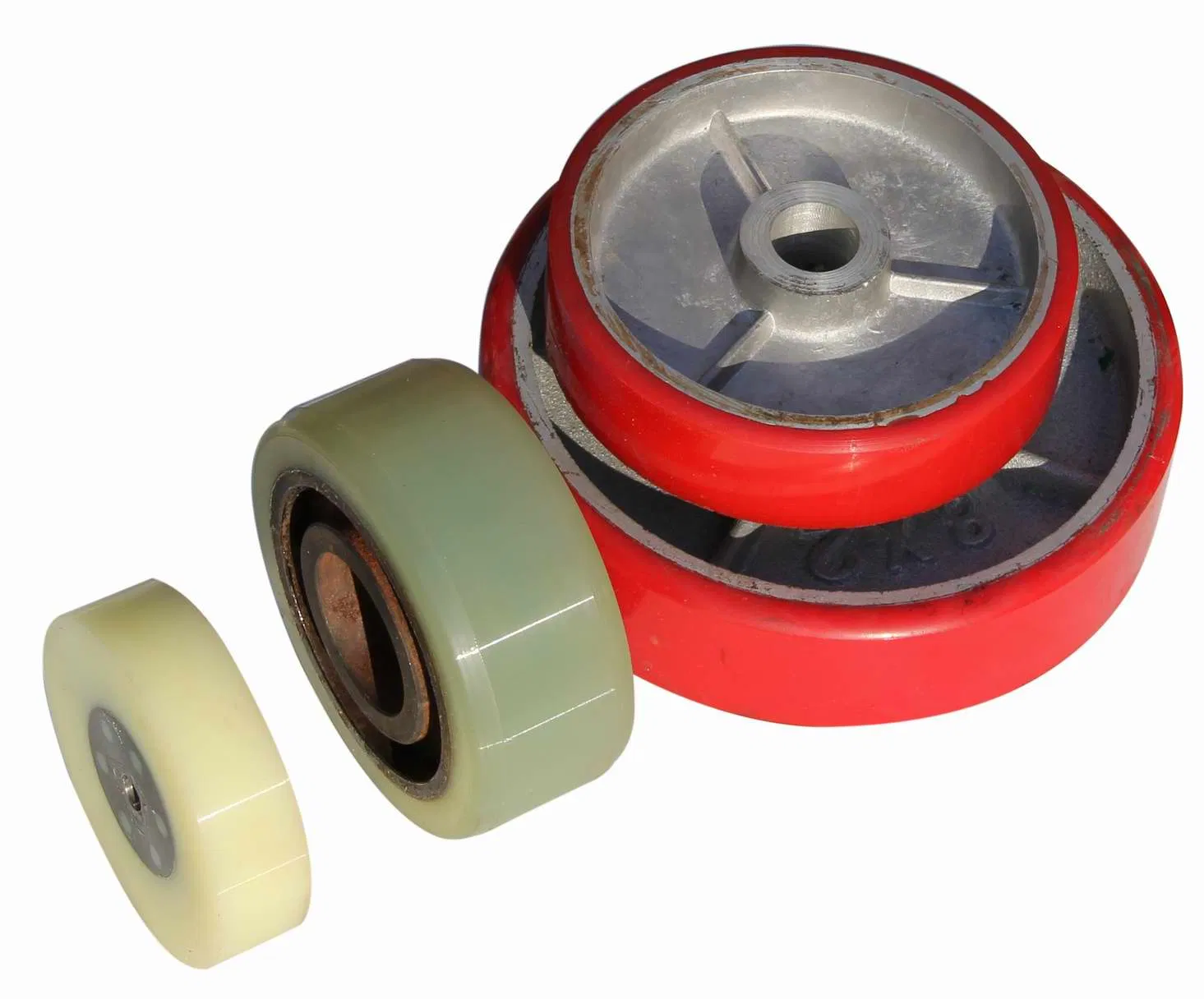 PU Rubber Caster Wheels for Trolley Cars
