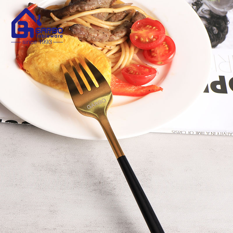 Stock Available Super High Quality Mirror Polish 304 Solid Stainless-Steel Coffee Fork