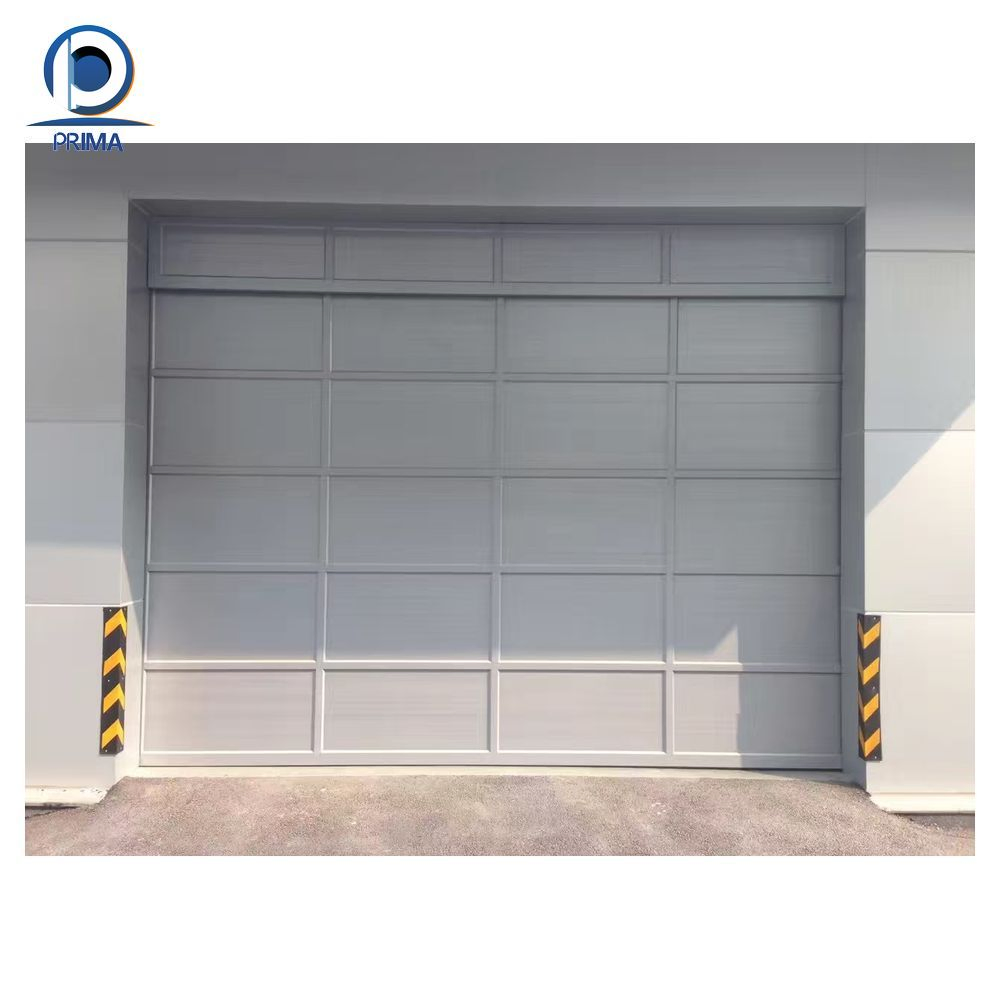 High Quality Customize Villa Automatic Remote Control Aluminum Glass Garage Door