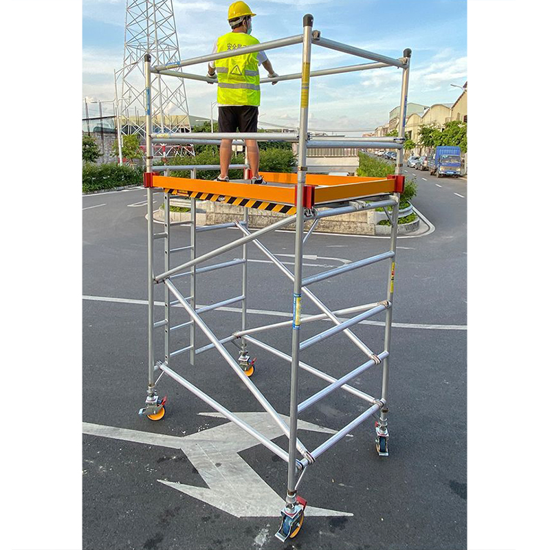 Scaffold/Ladder Frame Factory Wholesale Ladder Scaffolding High Quality Mobile Aluminum Frame Scaffold for Construction
