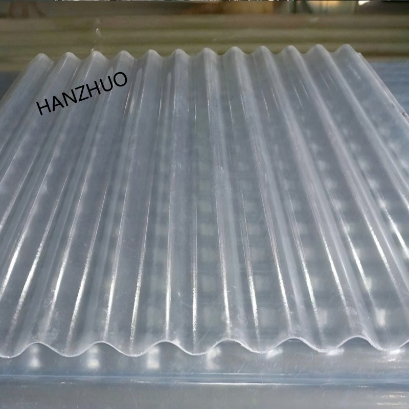 Fiberglass Corrugated Sheet FRP Transparent Panel Roof GRP Green Skylight Corrugated Panel