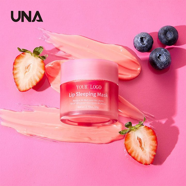 Private Label Daily Use Adults Lip Sleeping Mask Anti-Crack Moisturizing Cream Organic Vegan Ingredients Vitamin C for Woman