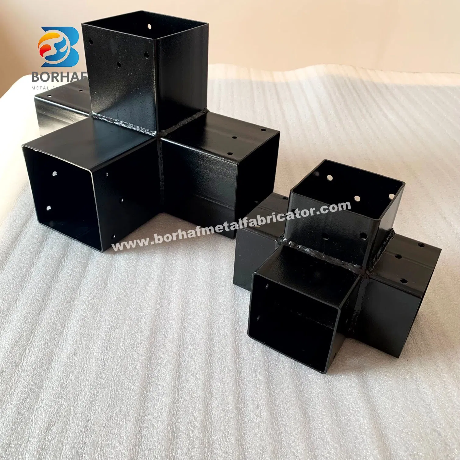Multi-Arm Wood Post Brackets for Outdoor Furniture - Heavy Duty