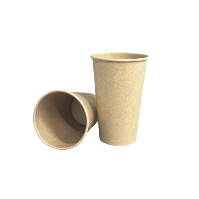 Бамбуковые бумажные стаканы 12oz и 16oz, биоразлагаемые