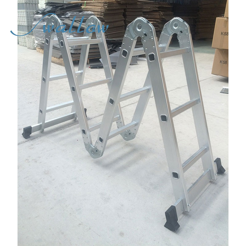 Folding Ladder Aluminium Ladder Multi Purpose Extendable with Platform China