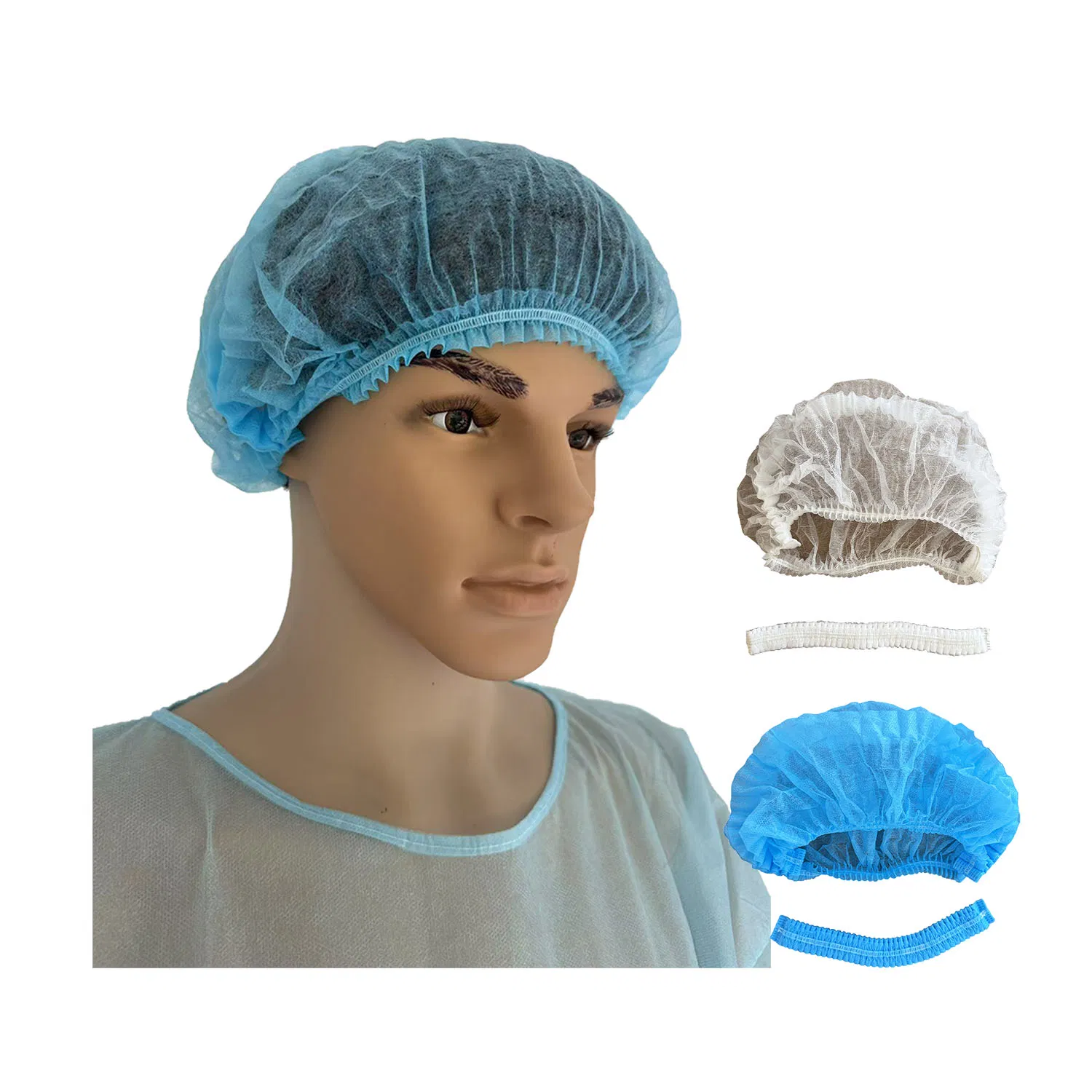 Disposable Extra Long 24" Nonwoven Hairnet for Long Hair