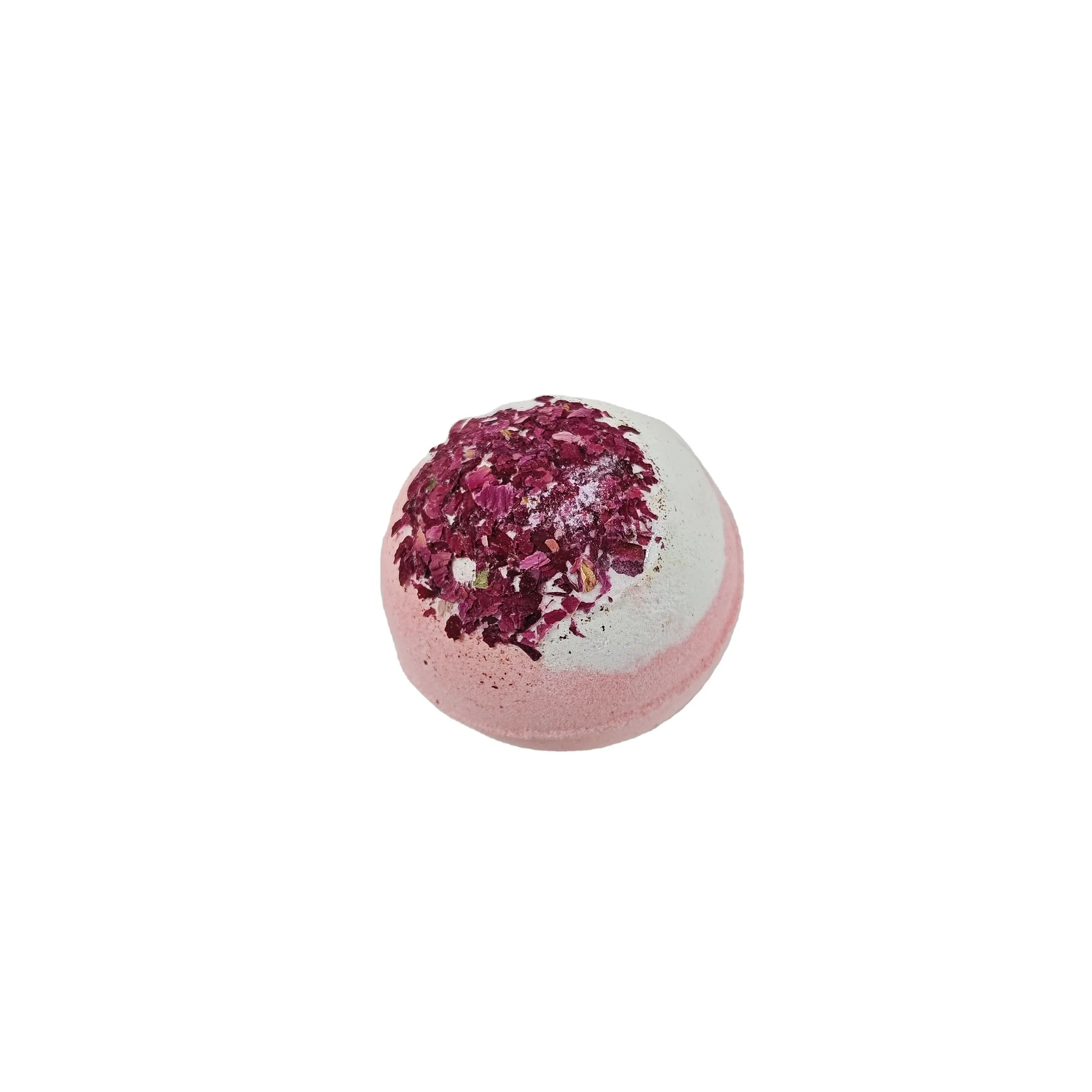 Manufacturer's Organic Natural Bath Fizzies Dried Flowers Bath Bombs for Children