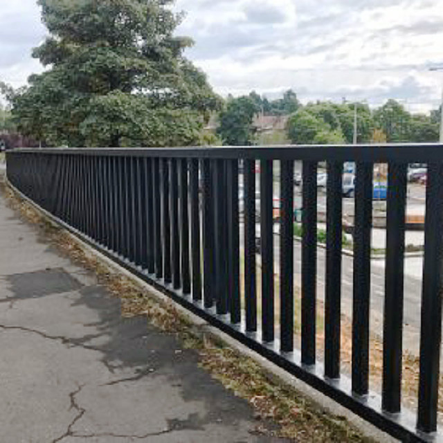 RSs-cb050 OEM Ramps stairs Bridges landscape steel guardrail