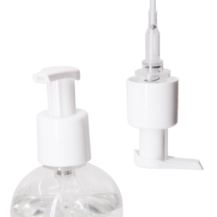 PP Plastic 40mm 42mm 43mm White Color Foam Pump Soap Dispenser for Plastic Bottle