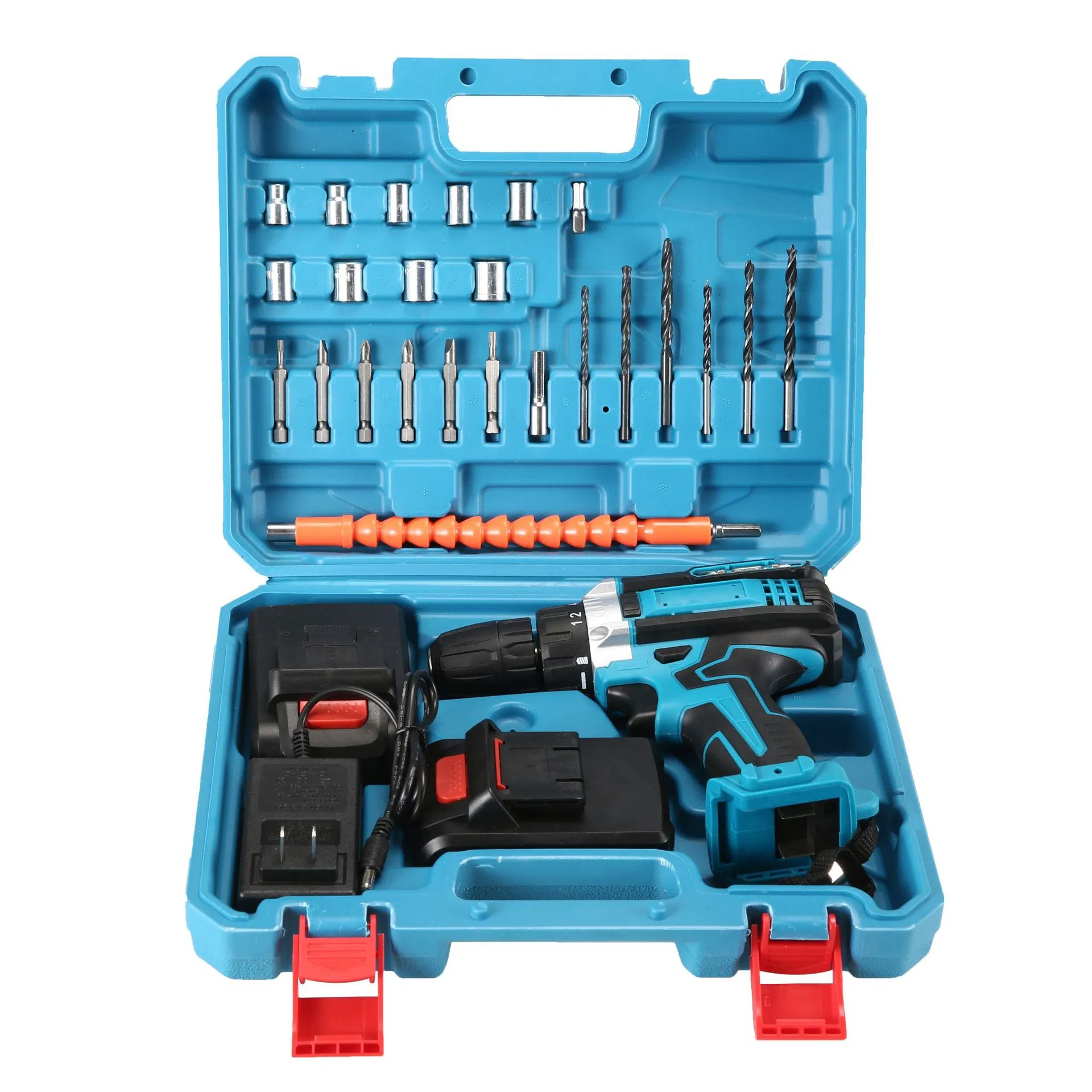 Беспроводной ударный дрель-шуруповерт 18V с литий-ионным аккумулятором