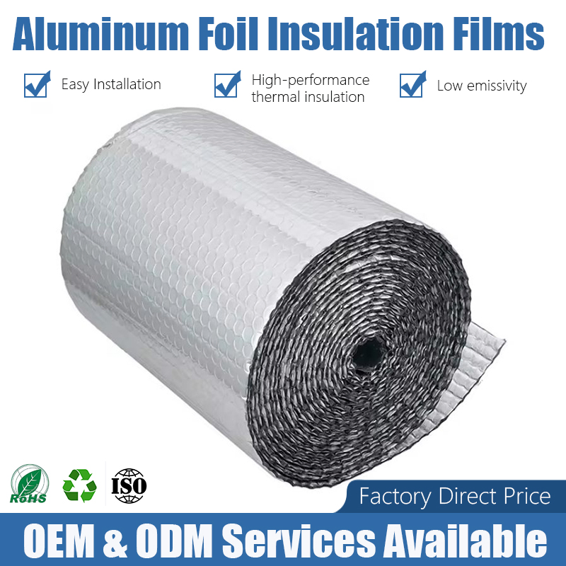 Construction Grade Aluminum Foil Air Bubble Insulation Foil Thermal Insulation Film for Sunshade Sun Protection Heat