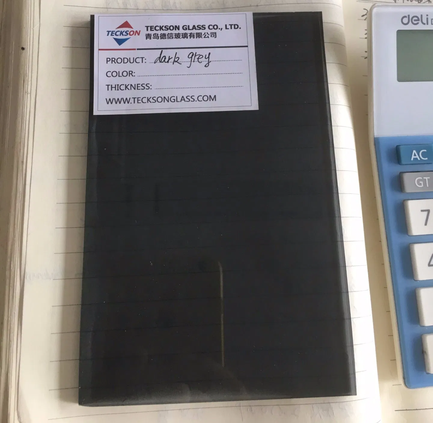 5mm Dark Grey/Deep Grey Tinted Float Glass for Building