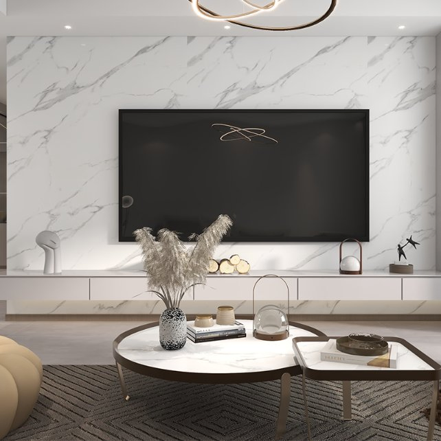 Artificial Stone Wall Cladding Countertops Sintered Slab Matt New Snow Stone Sintered Stone