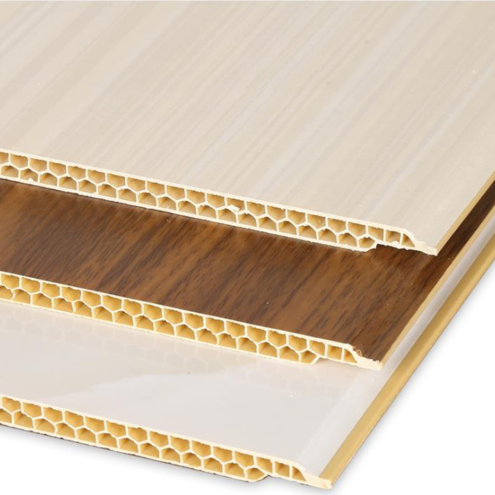 Factory Price New Material Wood Grain Wall Panel PVC Decorative Sheet